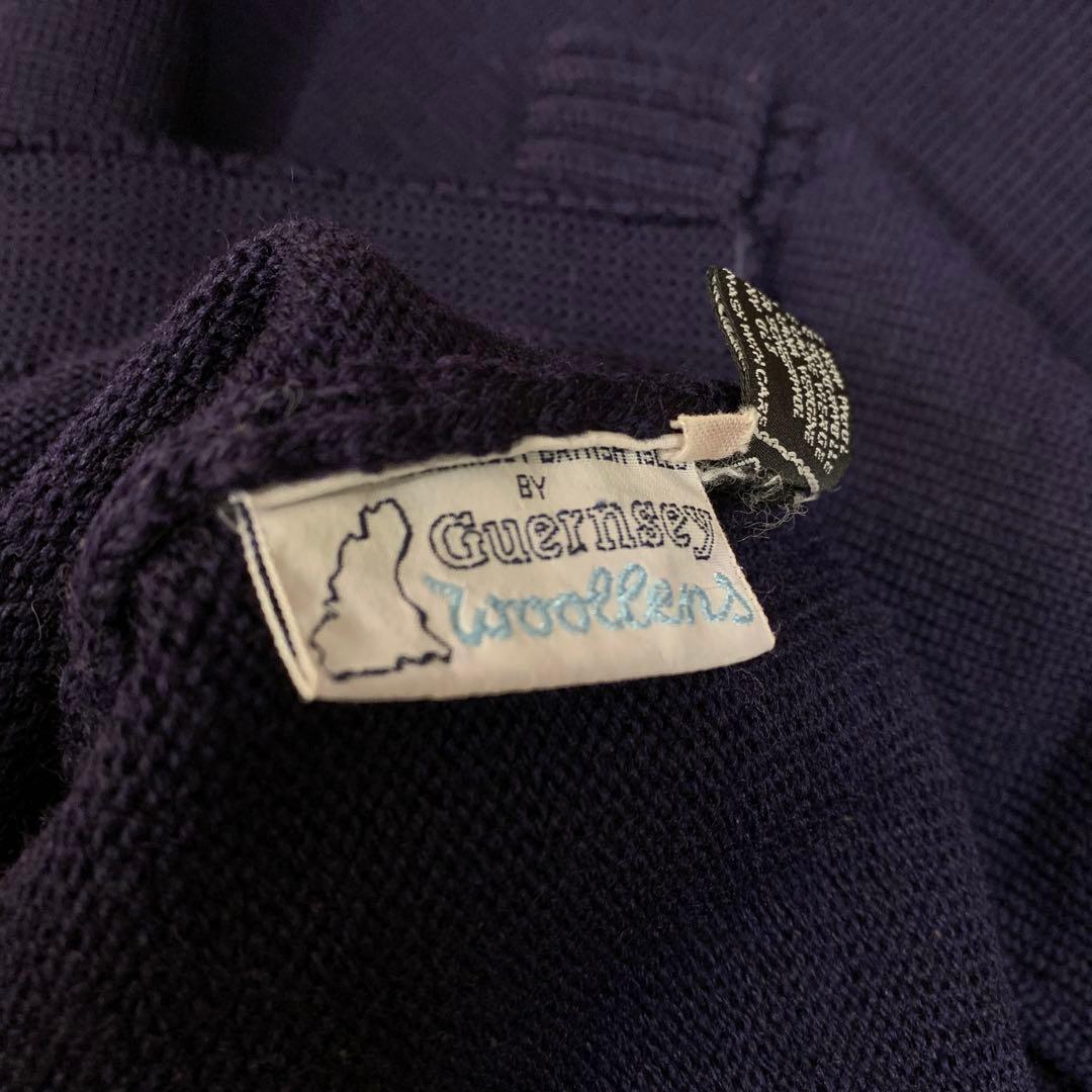 ガンジーセーター　古着　サイズ44 ウール100%