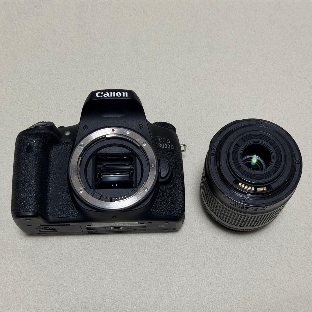 美品 Canon EOS 8000D EFS 18-55mm セット 箱あり
