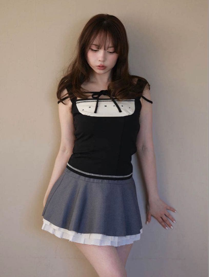 トップス ANDMARY Luca stitch tops