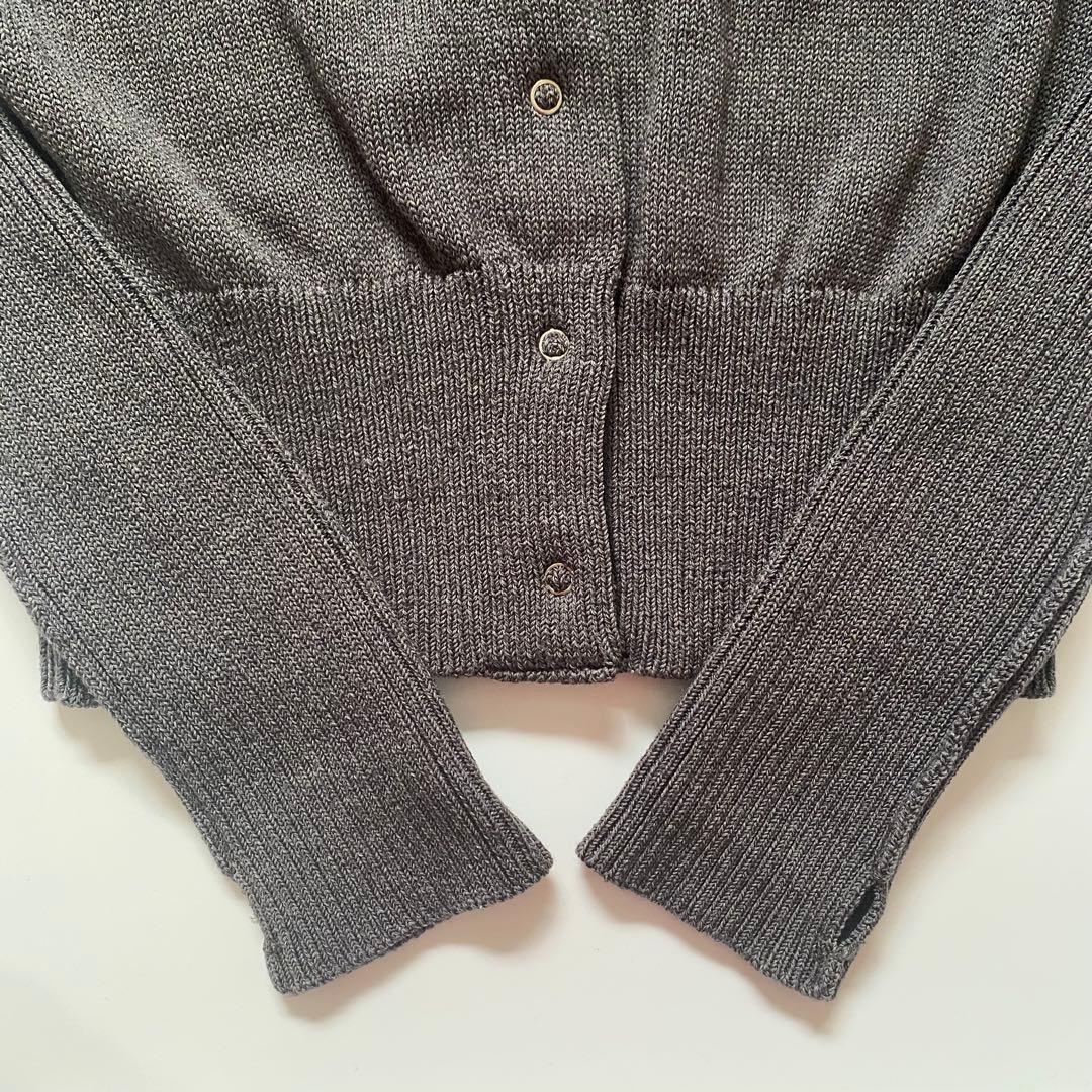 THE SHINZONE ロングリブカーディガン グレー サイズFREE