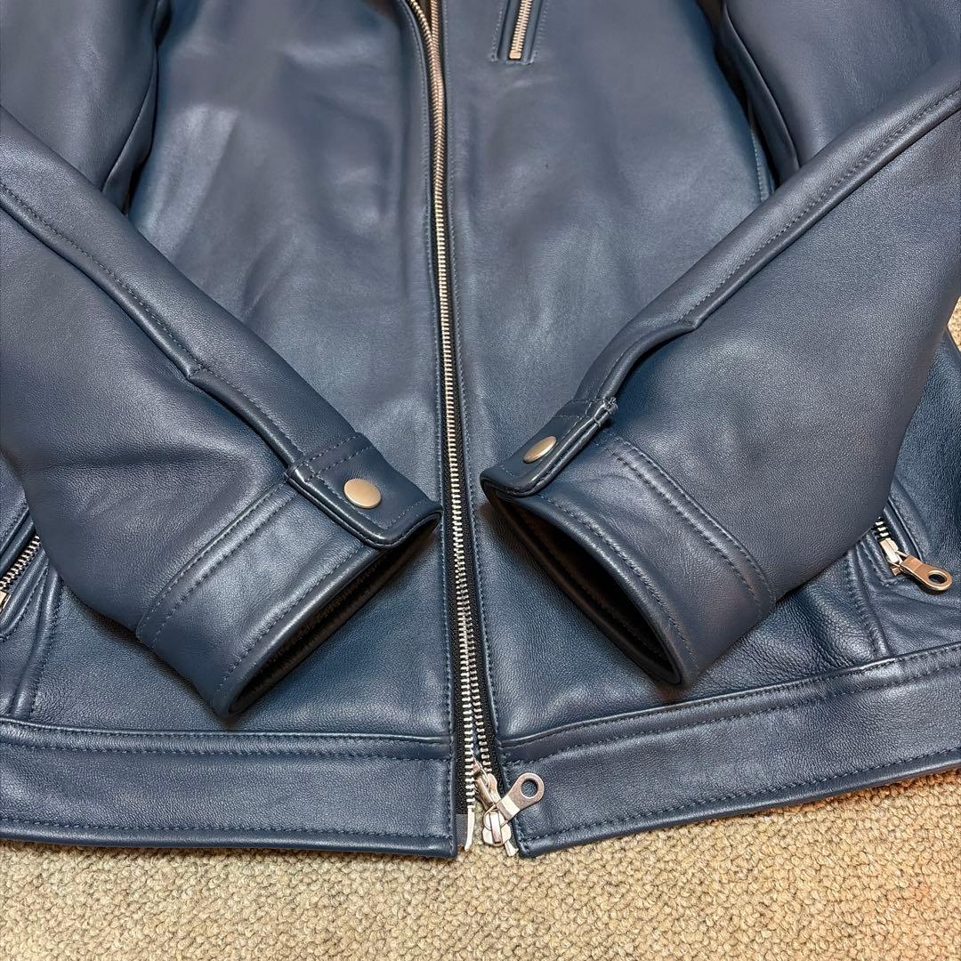 SHEEP LEATHER/シープレザー シングルライダースジャケット