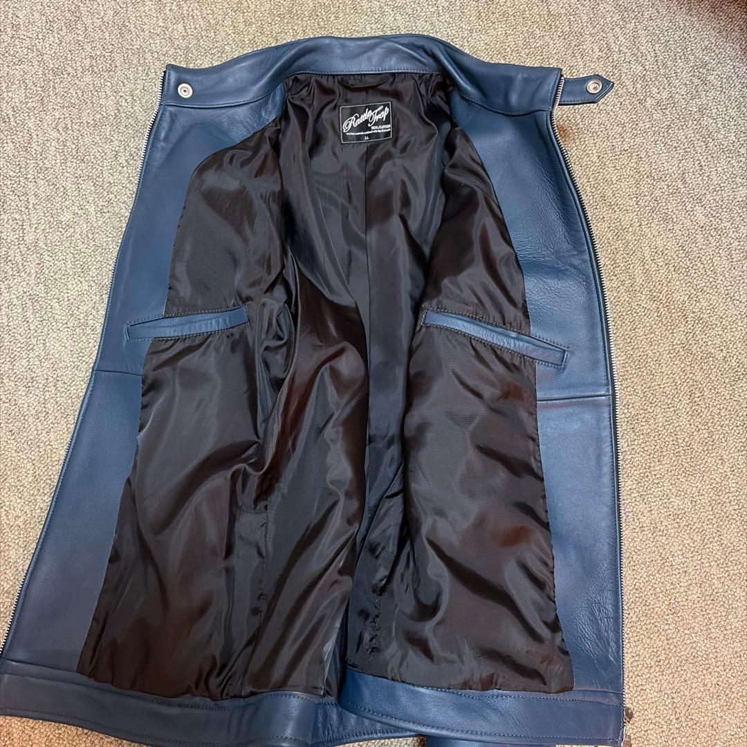 SHEEP LEATHER/シープレザー シングルライダースジャケット