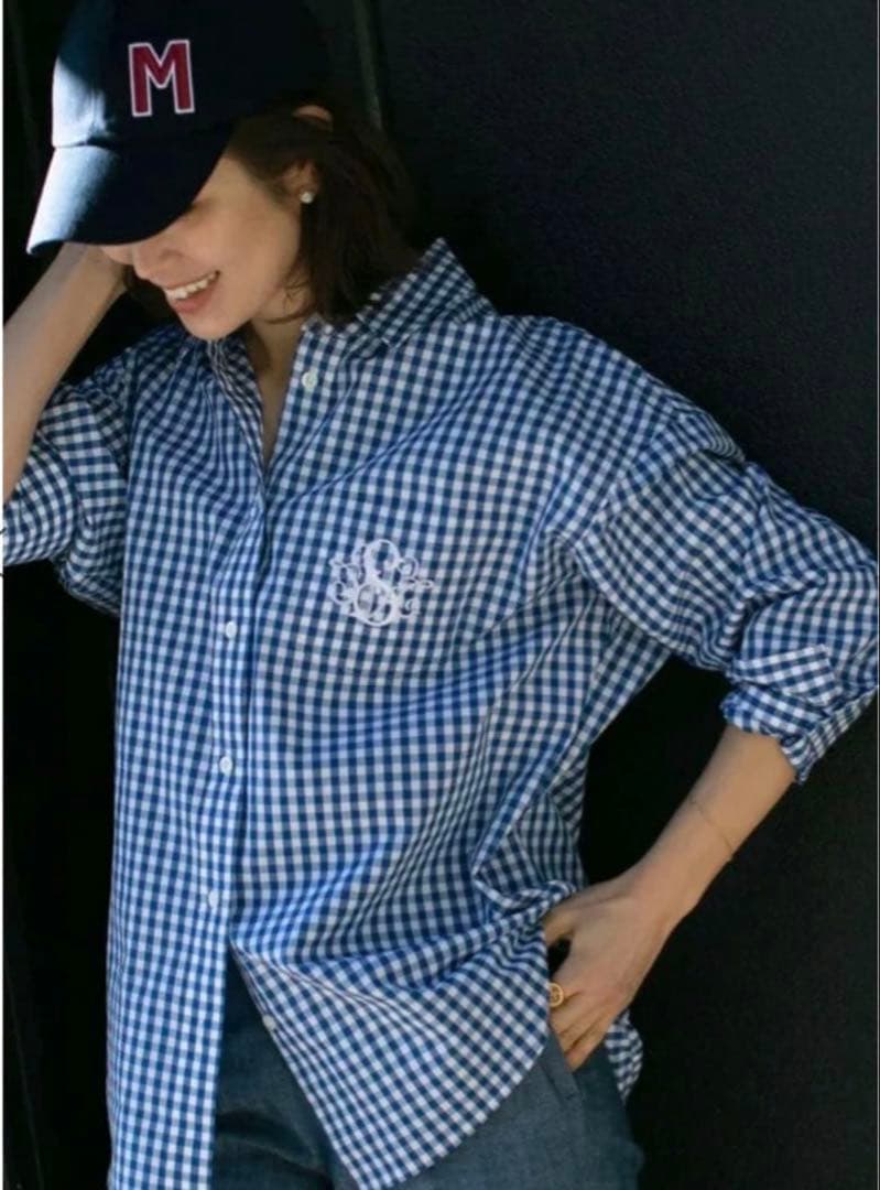 SVT刺繍オックスシャツ