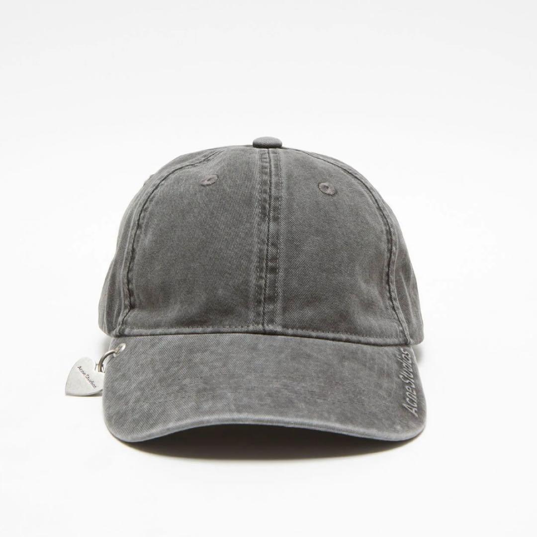 Acne Studios ペンダントツイルキャップ グレー ワンサイズ