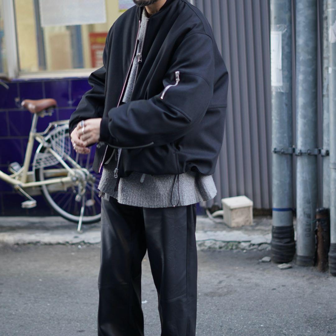 定価20万円超！　OAMC vega bomber 22AW ブラック