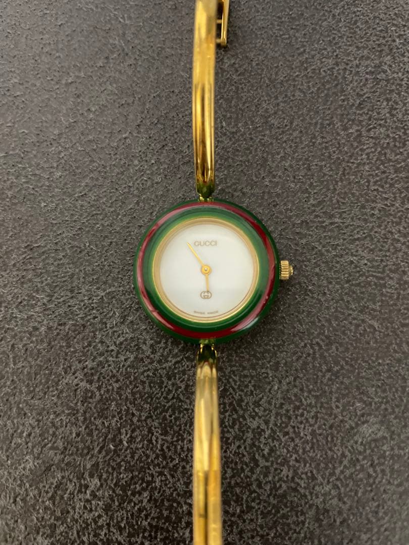 動作確認済 GUCCI チェンジベゼル　ベゼル全色付き