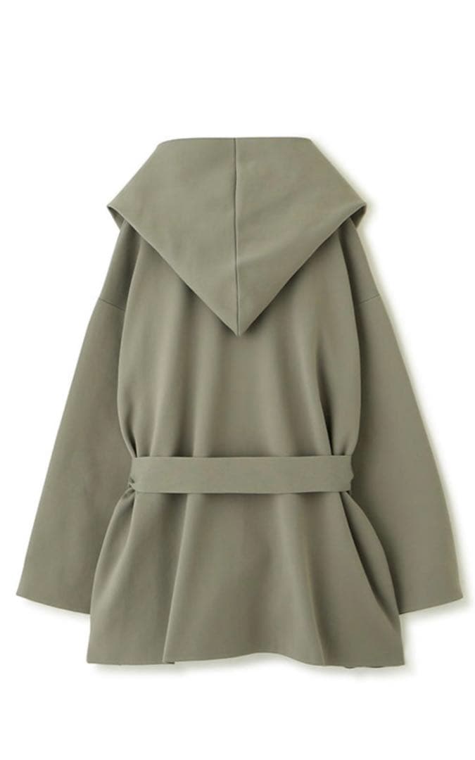 【未使用】ETRE TOKYO ダブルフェイスニットフーディコート