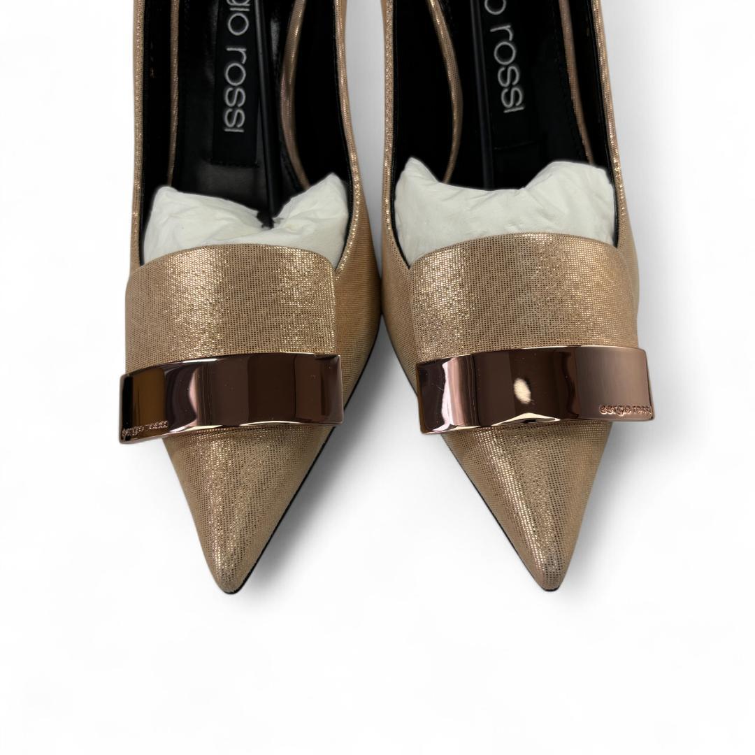 レアカラー セルジオロッシ SR1 ピンクベージュ 36 23cm 結婚式など