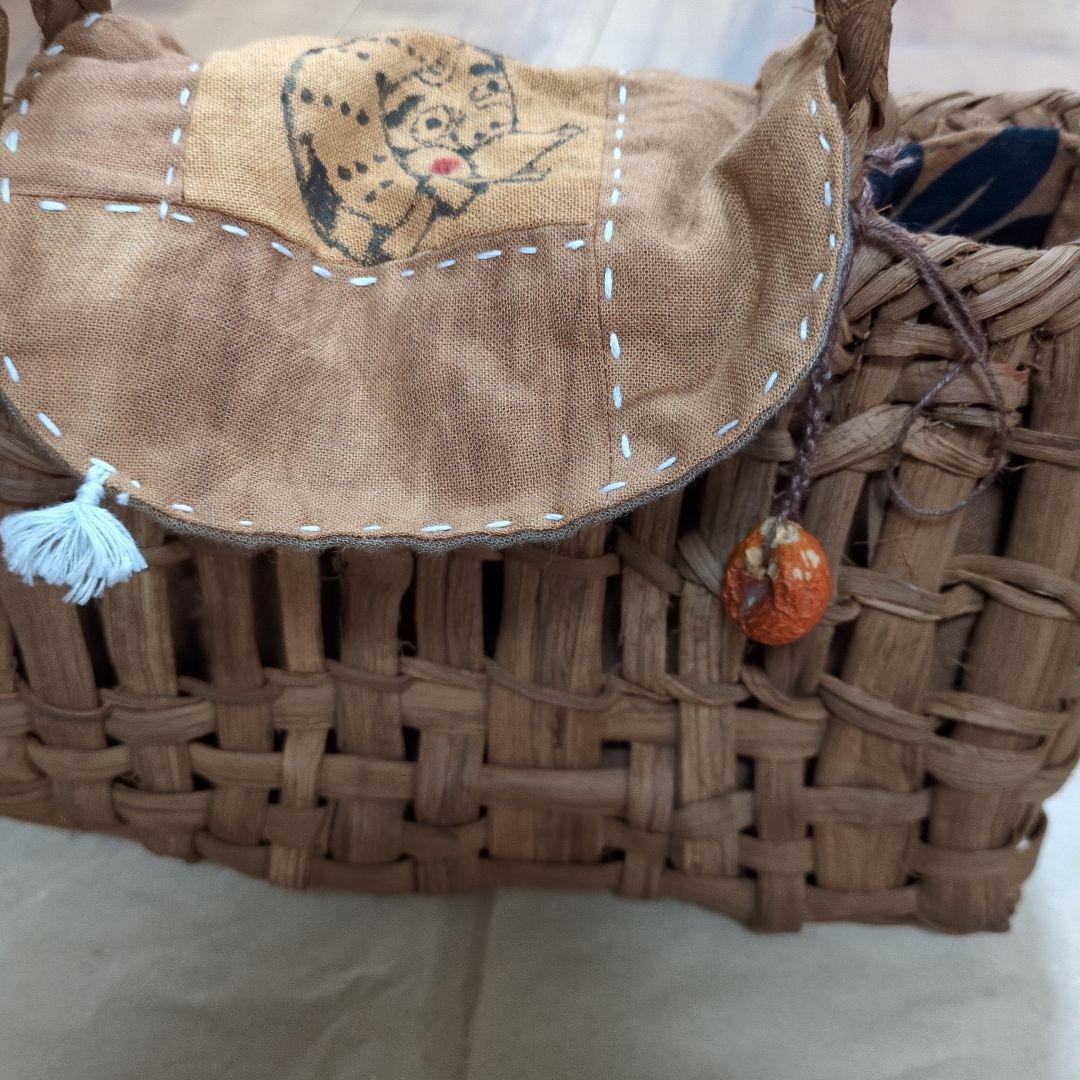 山ブドウのつる　ハンドメイドバッグ