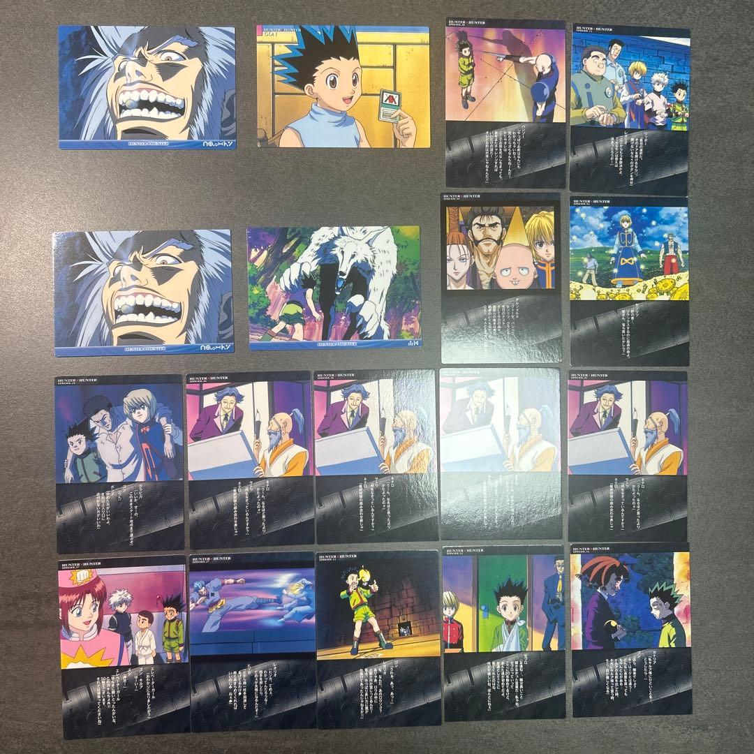 HUNTER×HUNTER カードダスマスターズ　まとめ売り　18枚