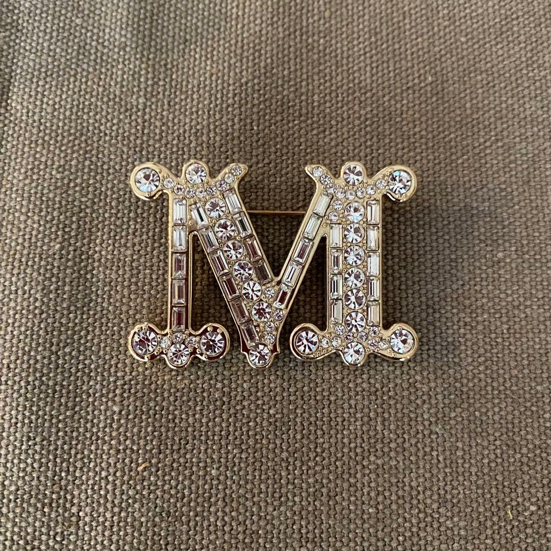 M*l様 MAX MARA マックスマーラ ブローチ ゴールド レディース