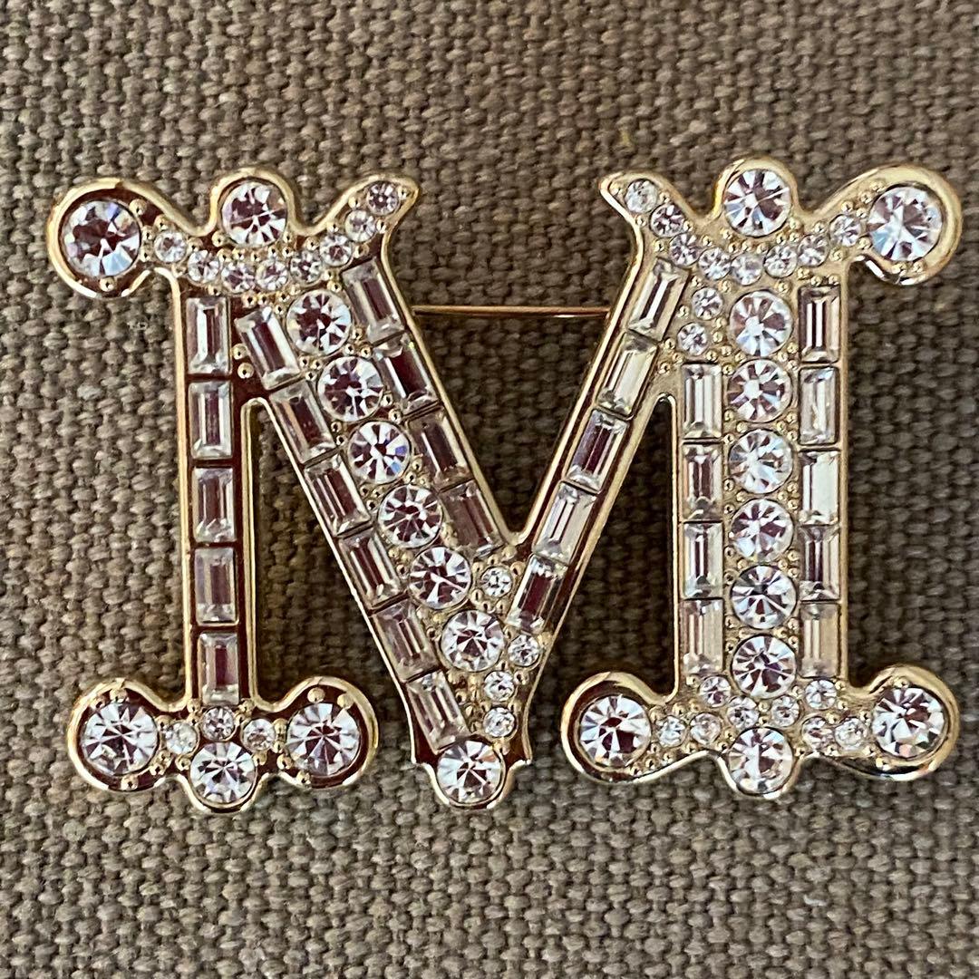 M*l様 MAX MARA マックスマーラ ブローチ ゴールド レディース