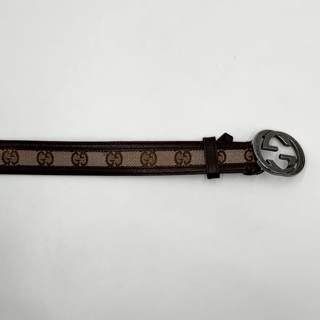 GUCCI グッチ ベルト BELT インターロッキング GGキャンバス