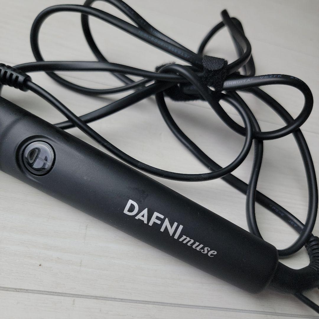 サロン専用☆DAFNI muse☆　ブラシヘアアイロン 黒×紫　ダフニ　ミューズ