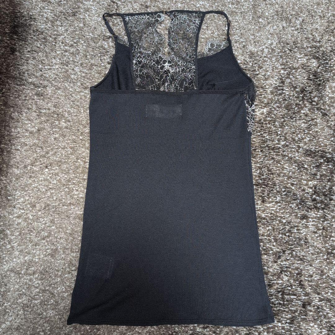 Share Spirit ブラックレースキャミソール