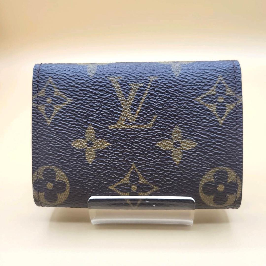 【美品】ルイヴィトン モノグラム ポルトモネ プラ ケース 小銭入れ