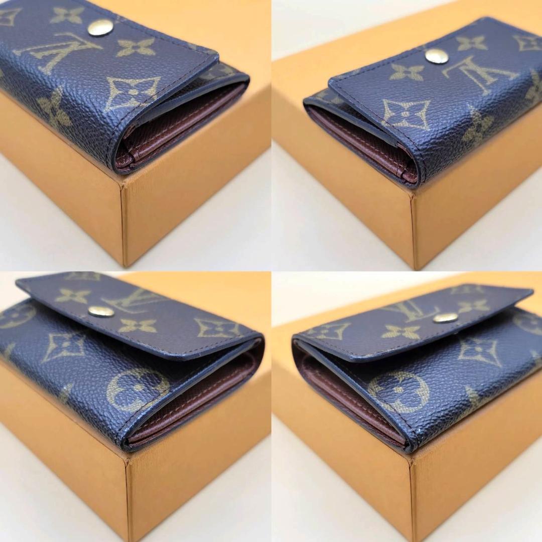 【美品】ルイヴィトン モノグラム ポルトモネ プラ ケース 小銭入れ