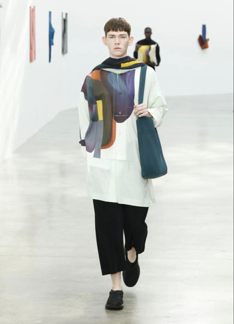 貴重 hommeplisse RB DRAWING SHIRTS イッセイミヤケ