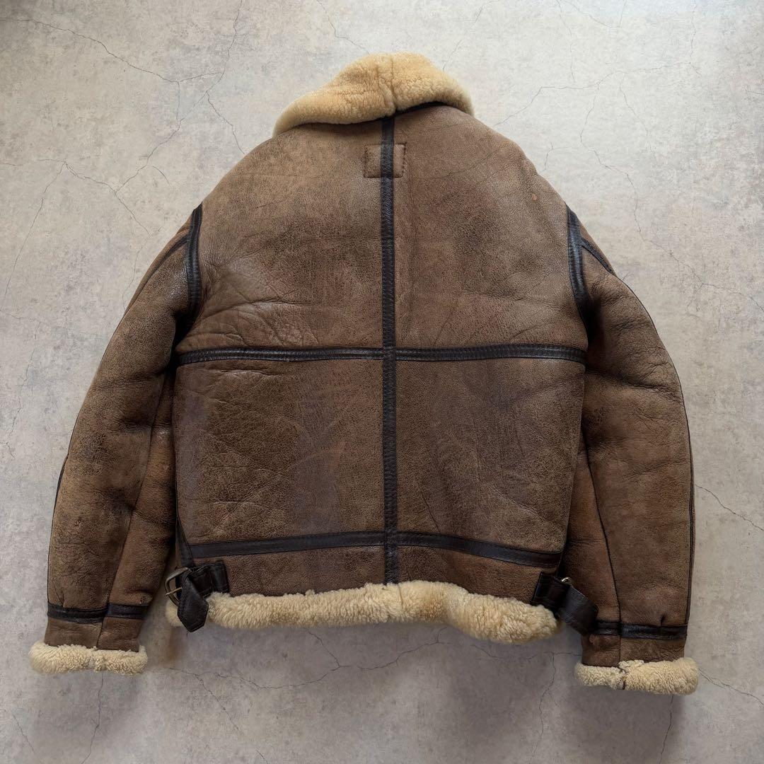 INSIGNIA LEATHER B-3 ムートンジャケット USA製