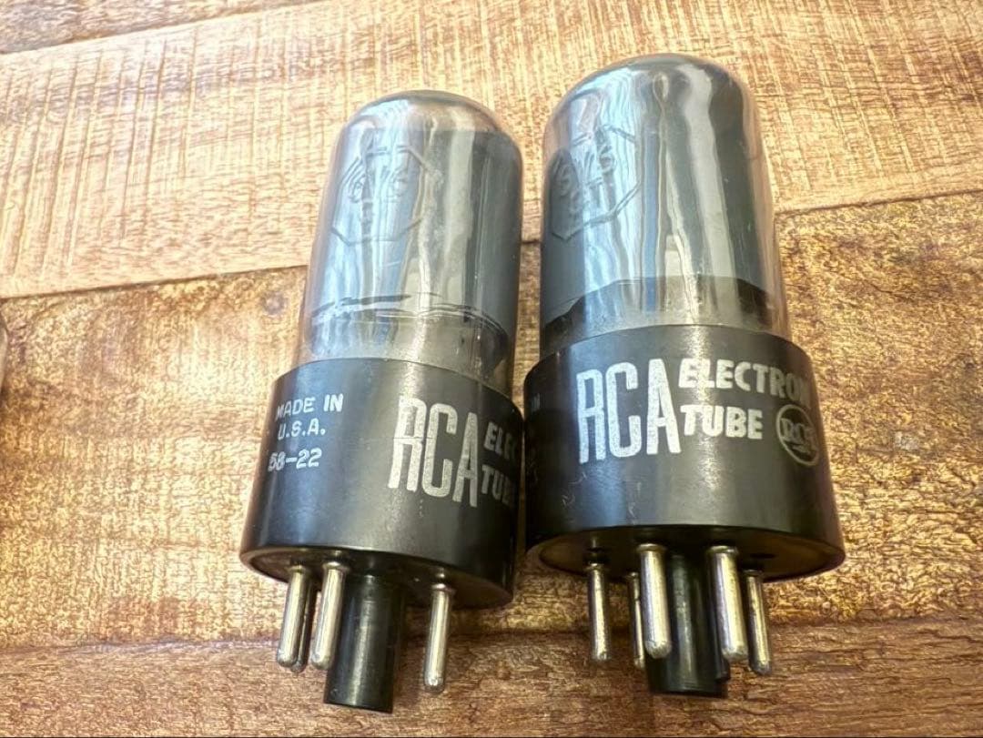 真空管セット12AX7/6V6GT 厳選3ペアRCA /Tung-Sol /JJ
