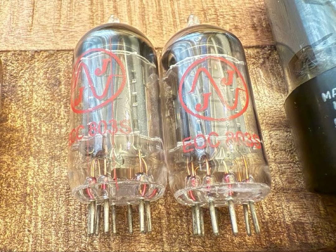 真空管セット12AX7/6V6GT 厳選3ペアRCA /Tung-Sol /JJ