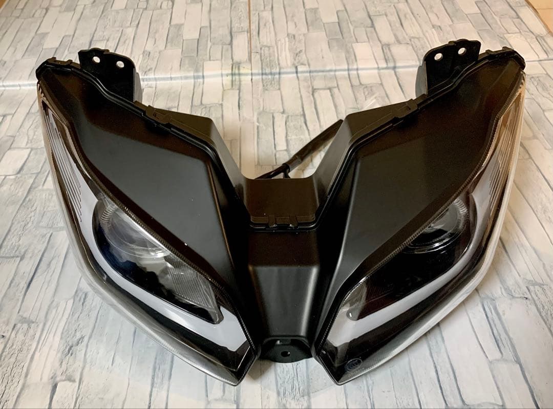 NINJA250 EX250L ZX-6RカスタムLEDヘッドライト ニンジャ