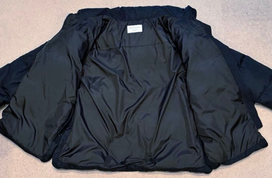 身幅63 トゥモローランド マカフィー ダウンコート ダウンジャケット 黒