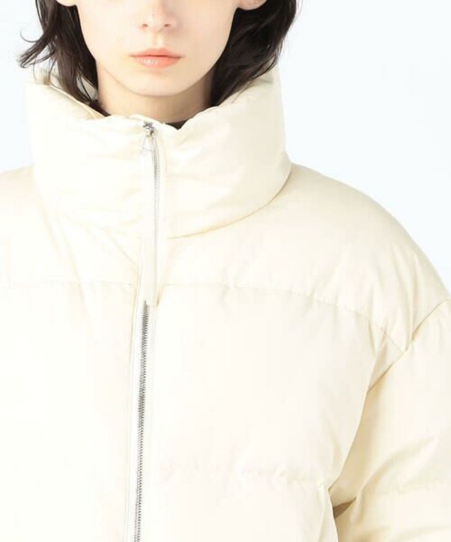 身幅63 トゥモローランド マカフィー ダウンコート ダウンジャケット 黒