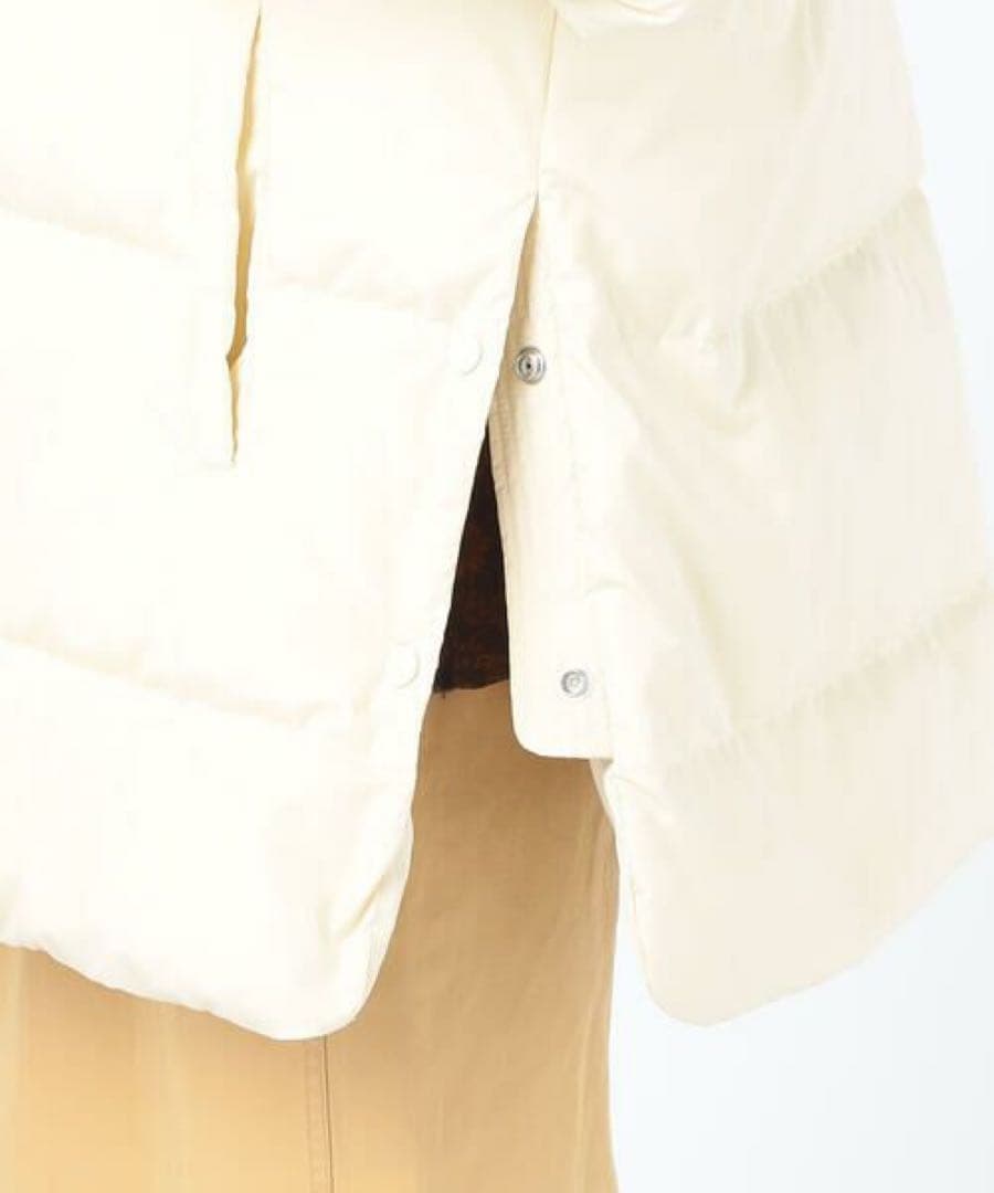 身幅63 トゥモローランド マカフィー ダウンコート ダウンジャケット 黒