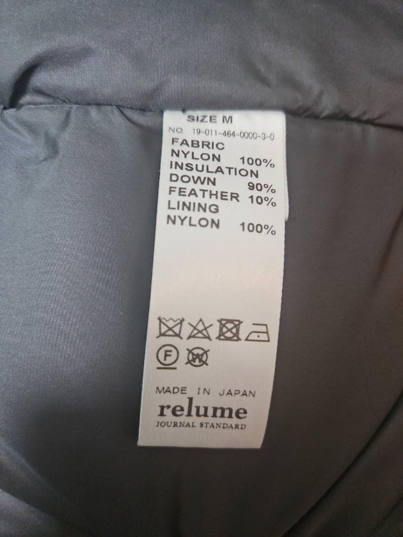 NANGA　ダウンジャケット　黒　ブラック　M