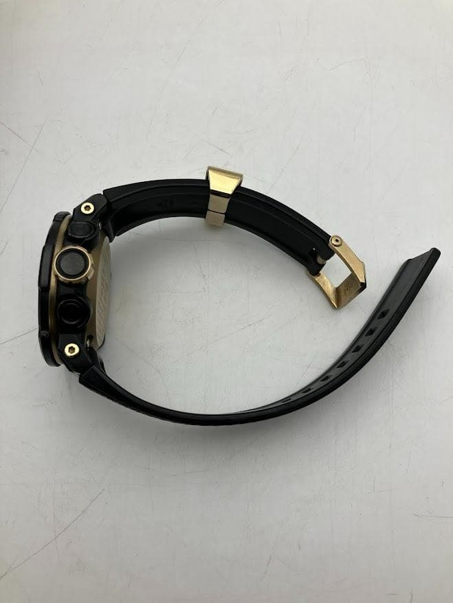 【美品】G-SHOCK CASIO デジタル　腕時計 ブラックゴールド　実働品