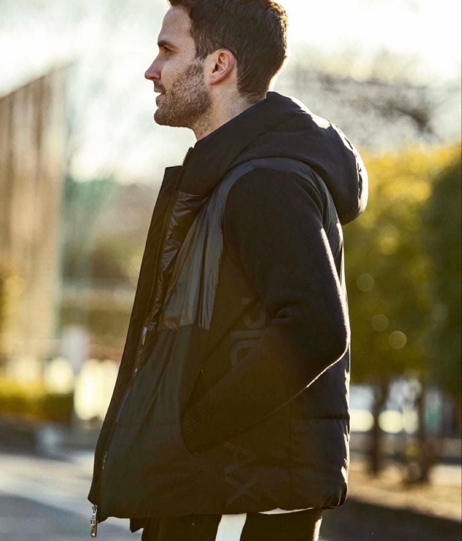 【1PIU1UGUALE3 RELAX】ニットスリーブライトパデッドジャケット