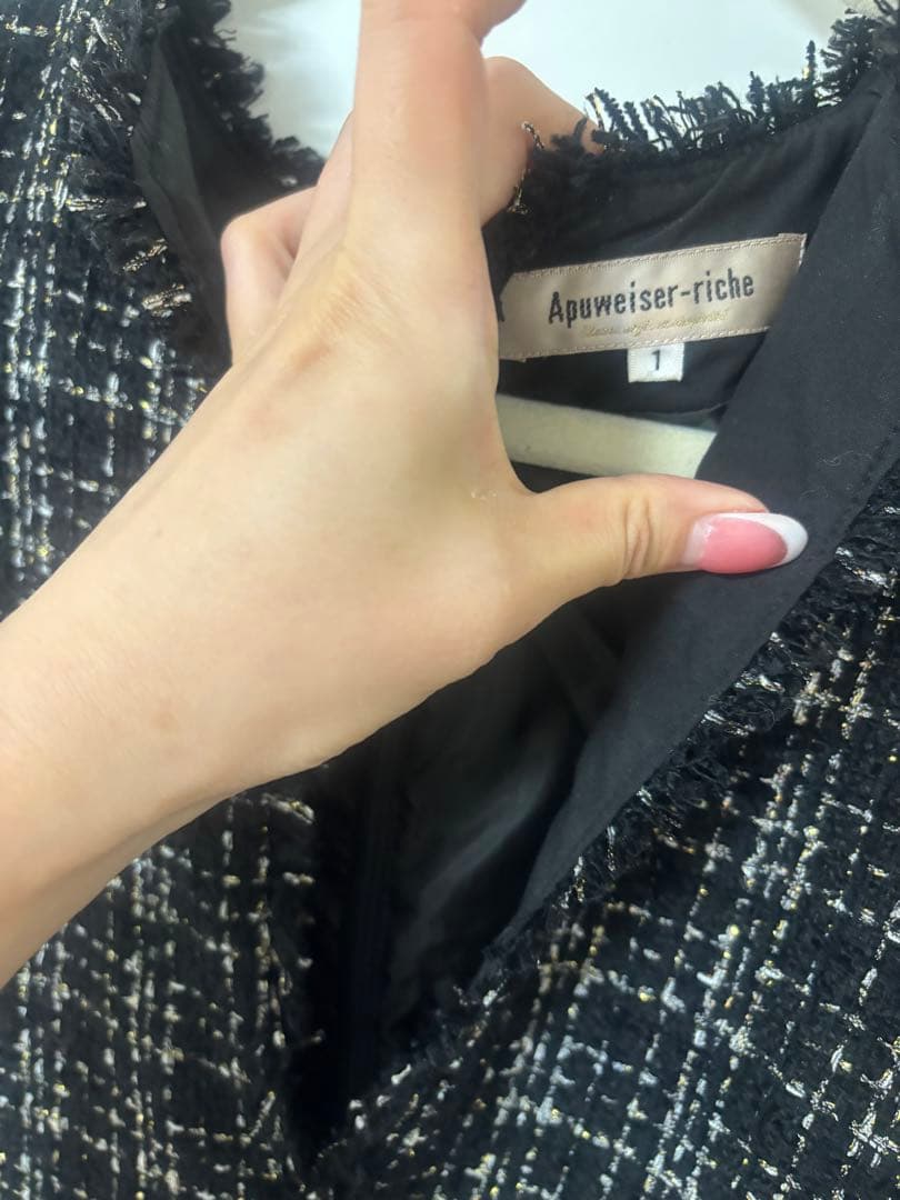 Apuweiser-riche ノースリーブワンピース サイズ1