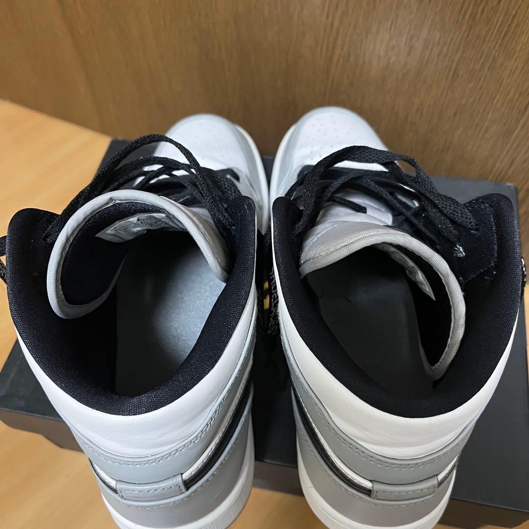 ナイキ Nike Air Jordan1 Mid ライトスモークグレー 27cm