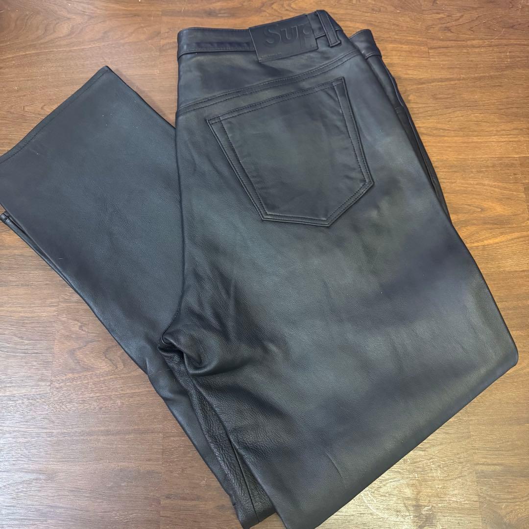 パンツ Supreme Leather 5-Pocket Jean 36