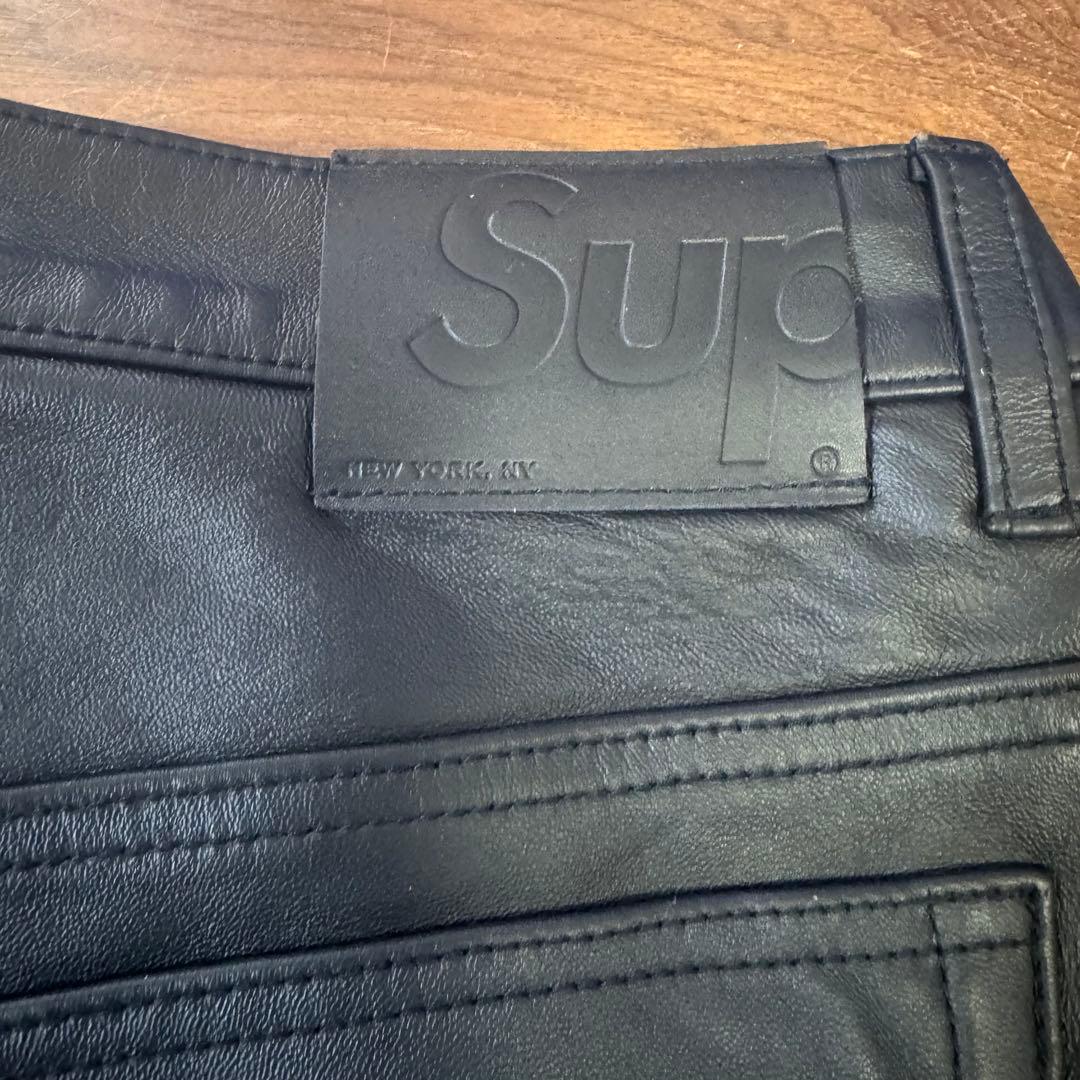 パンツ Supreme Leather 5-Pocket Jean 36