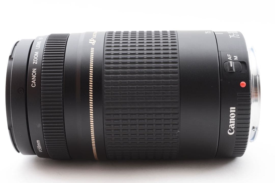 美品/望遠レンズ/Canon EF 75-300㎜1:4-5.6 Ⅱ Φ58㎜