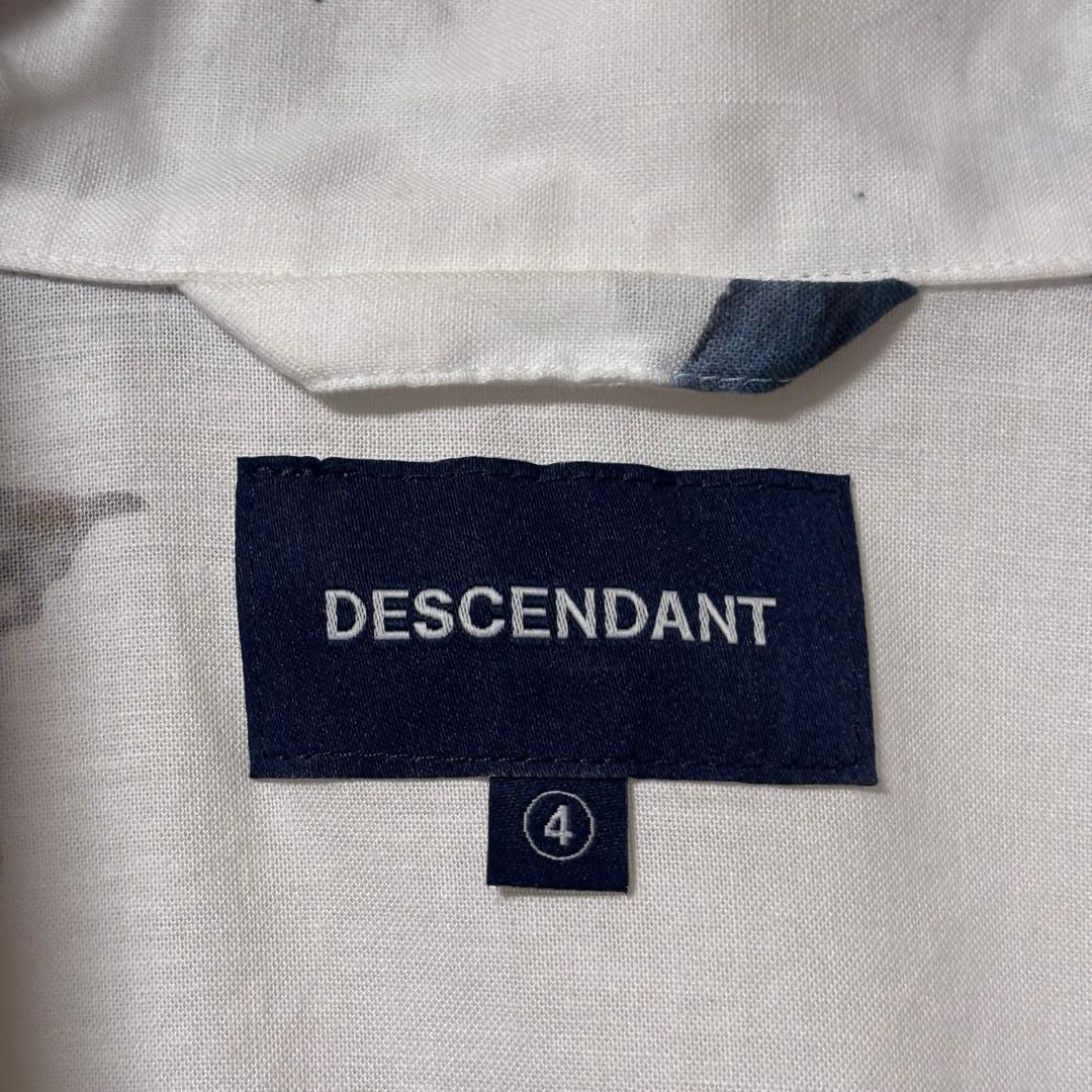 希少　25SS DESCENDANT 半袖　オープンカラーシャツ　XL クジラ