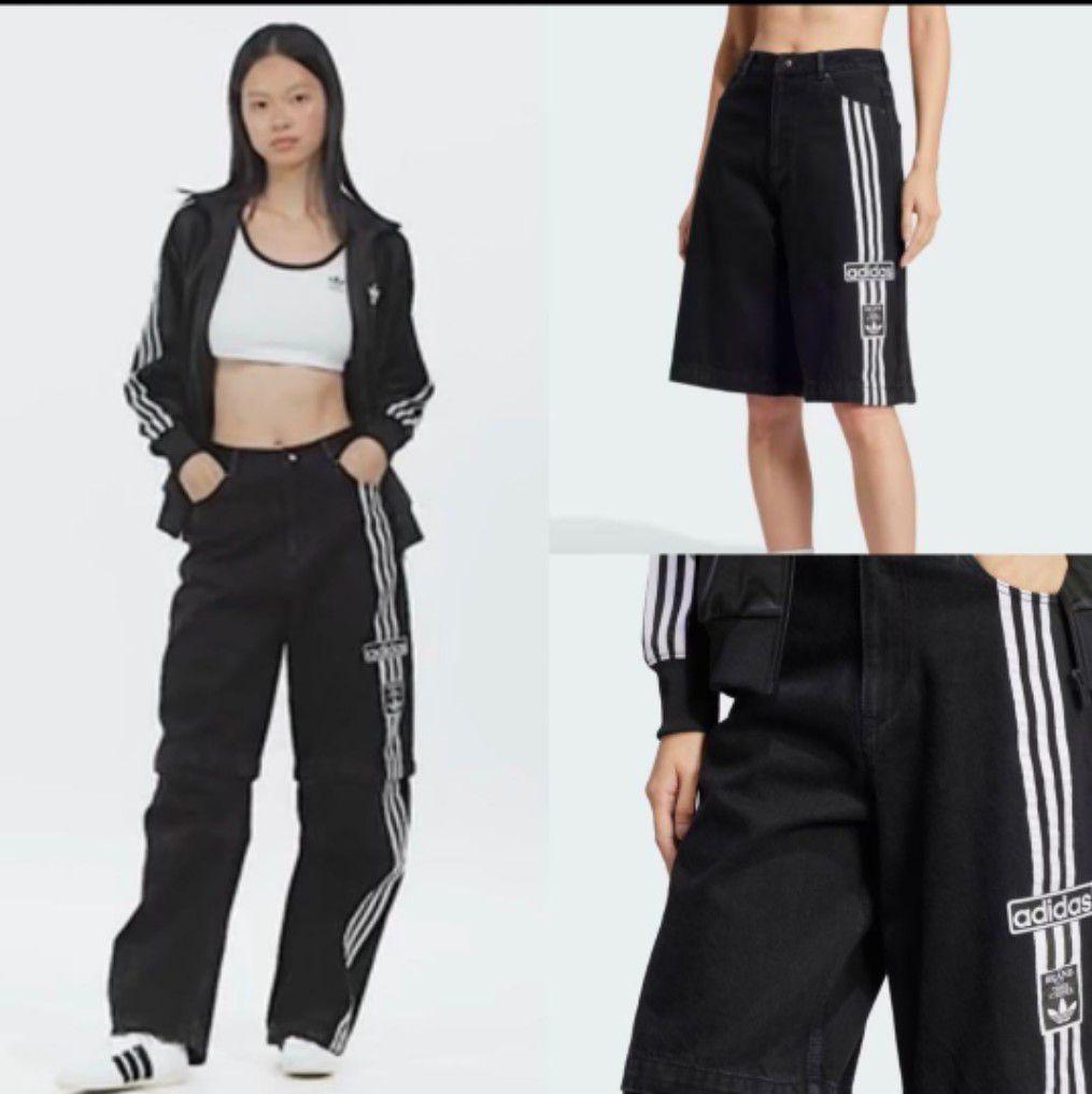 アディダス W ADIBREAK DENIM PT ロングパンツ JD0082