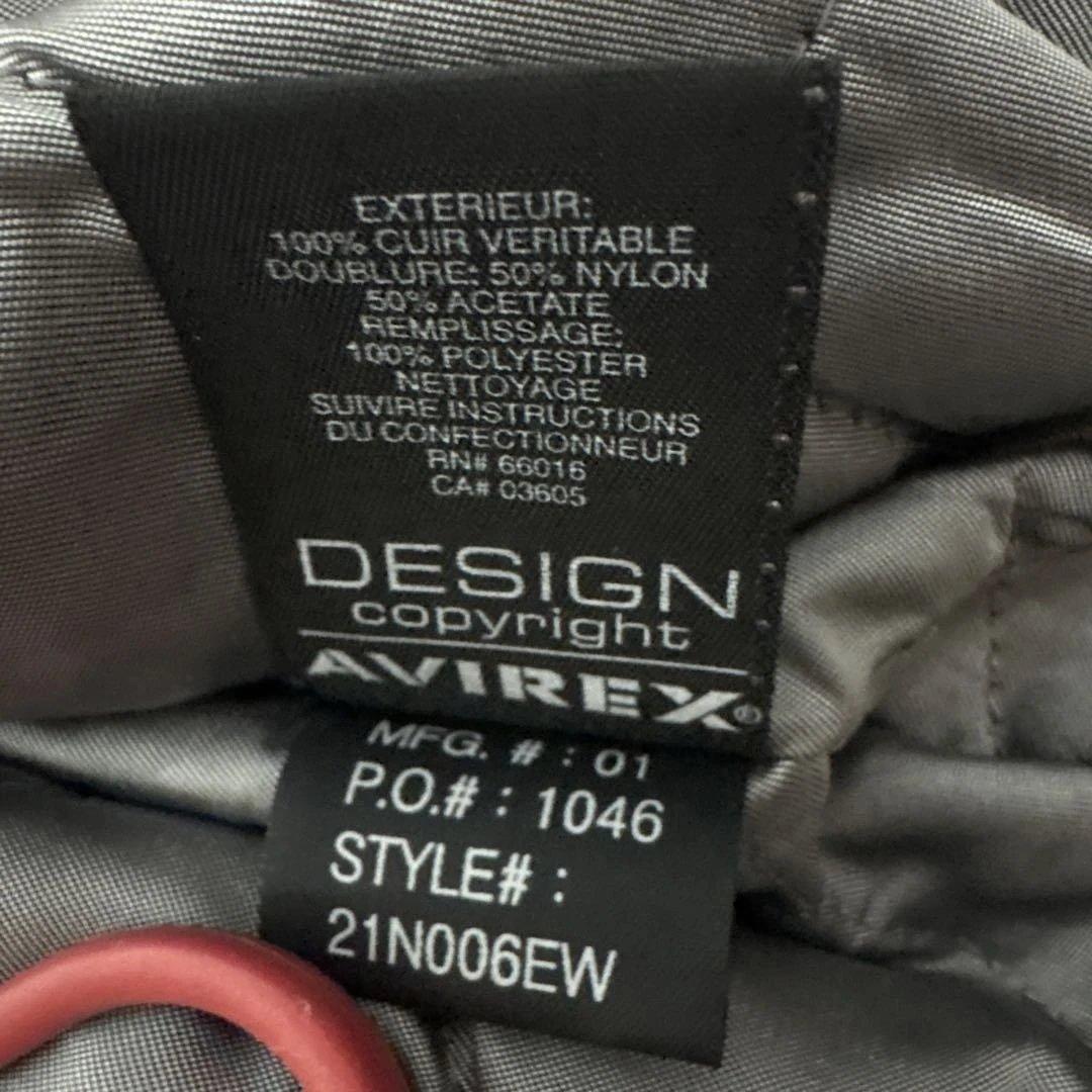 立*茂様 [激レア]AVIREX レザージャケット 3XL レッド ストリートB