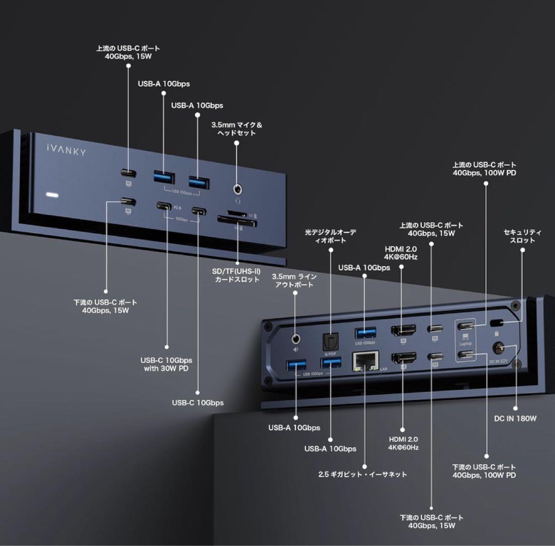 開封済み ほぼ未使用 iVANKY FusionDock Max 1 即発送可