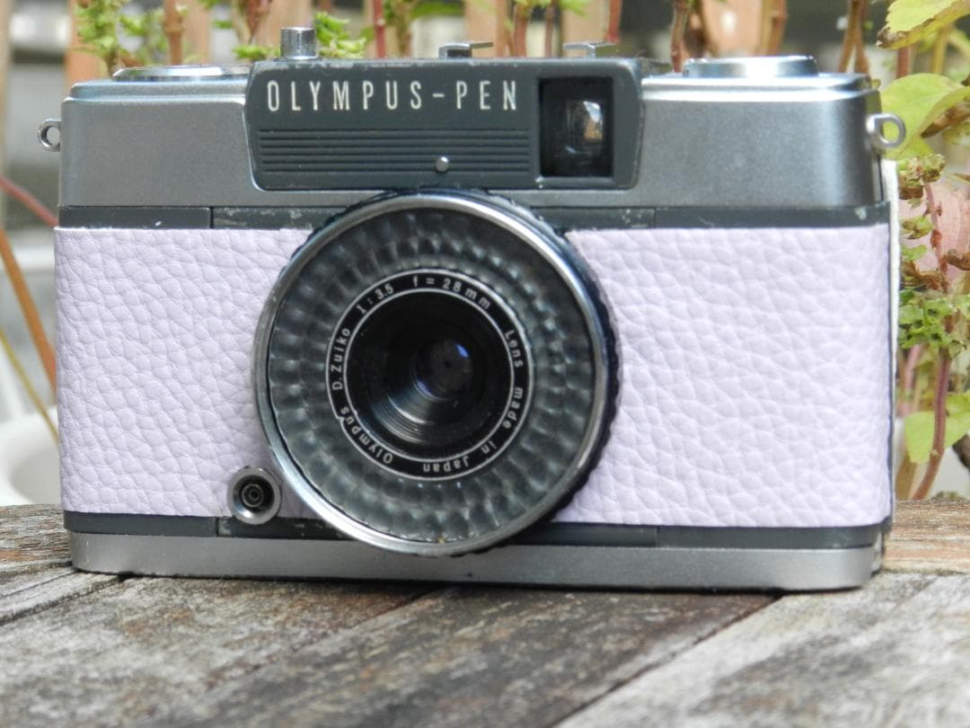 極美品　OLYMPUS PEN EE-2 紫 オリジナル　ハーフフレイムカメラ