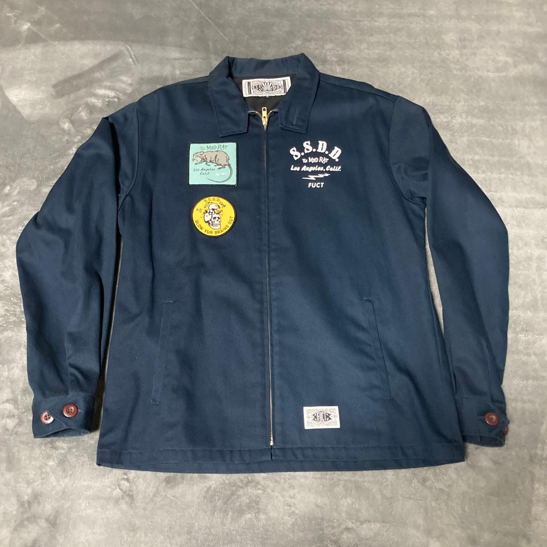 FUCT SSDD THE MAD RAT ジャケット　Lサイズ
