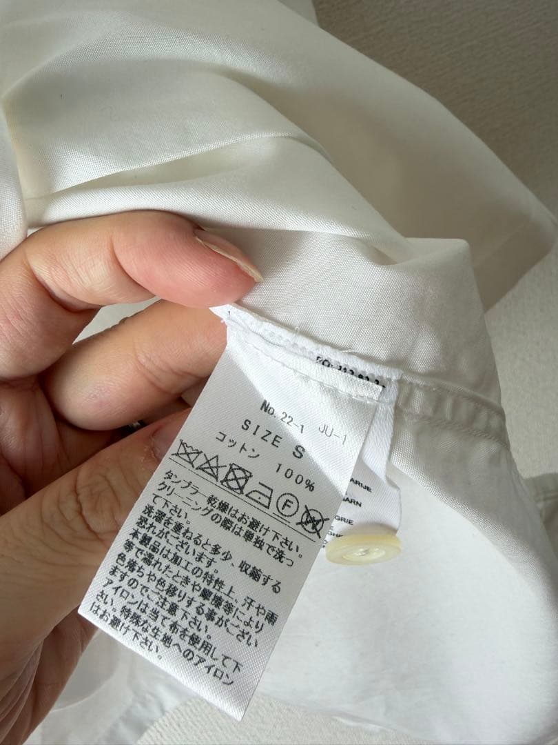 dries van noten白シャツドリスヴァンノッテン