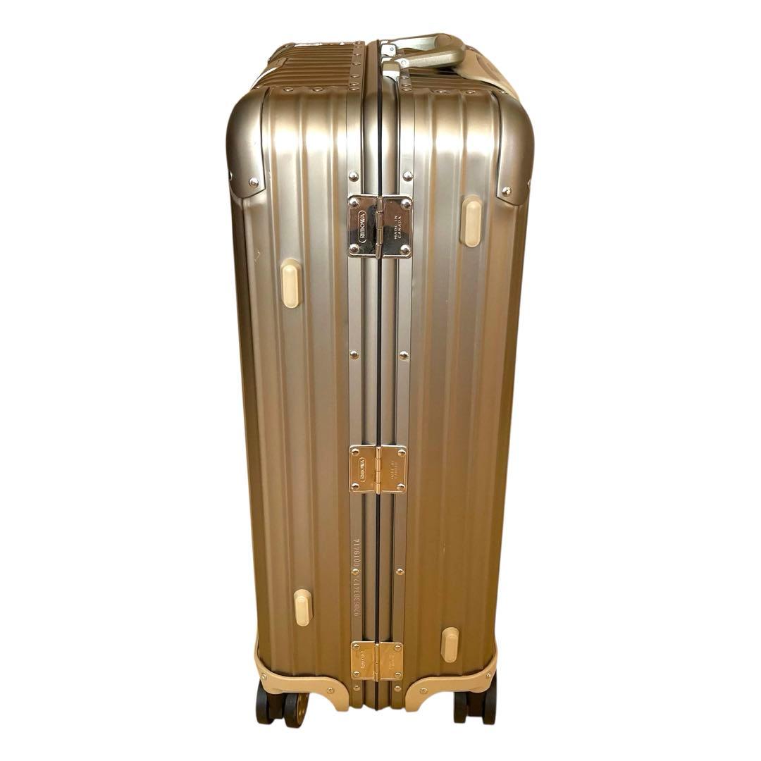 【1回使用 極美品】RIMOWAリモワ トパーズ チタニウム キャリーケース