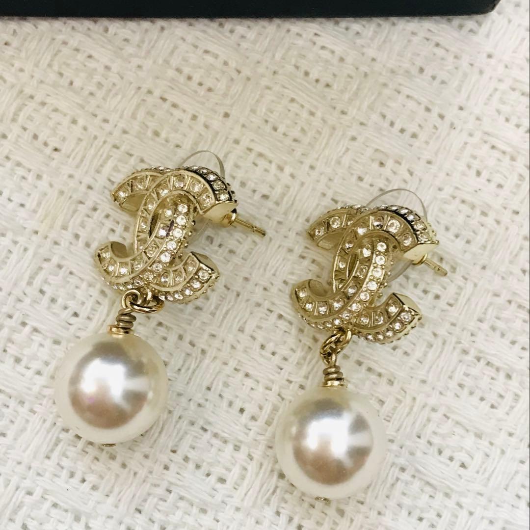 シャネル　パール　ピアス