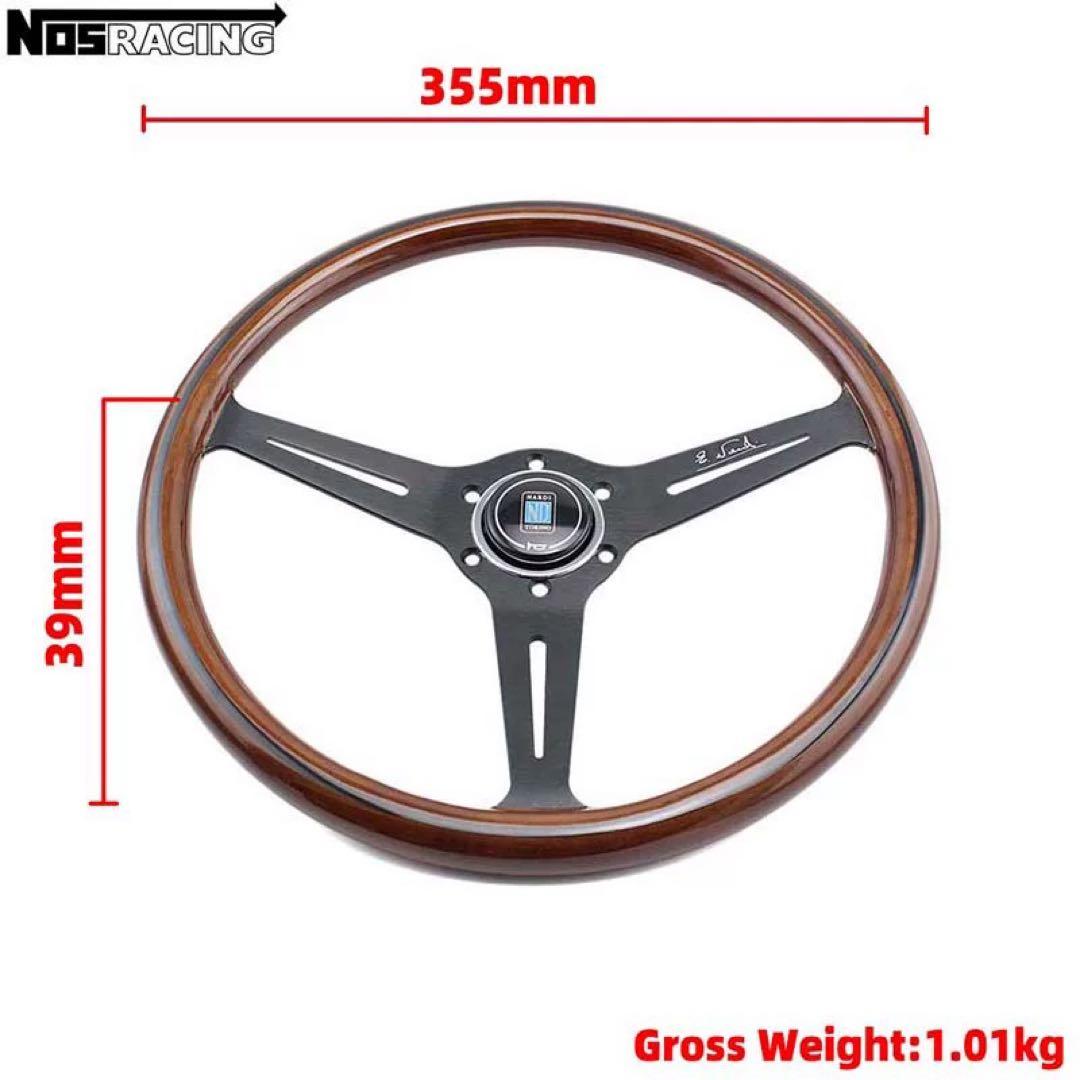 NARDI ナルディ ウッド クラシック ステアリング 車ハンドル 14インチ