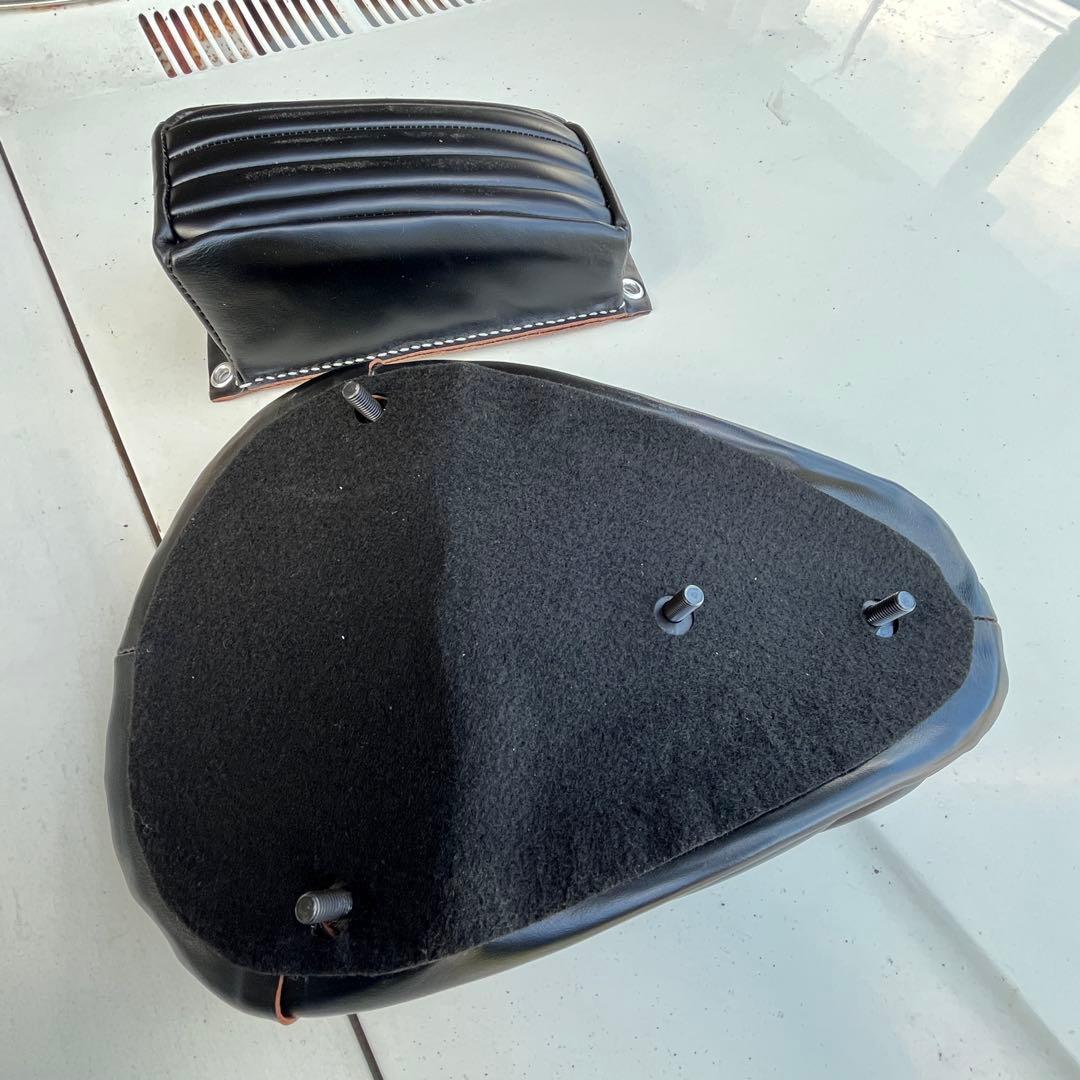 茶芯ホースハイドビンテージソロ＆ピリオンショベルナックルチョッパー年代BATES