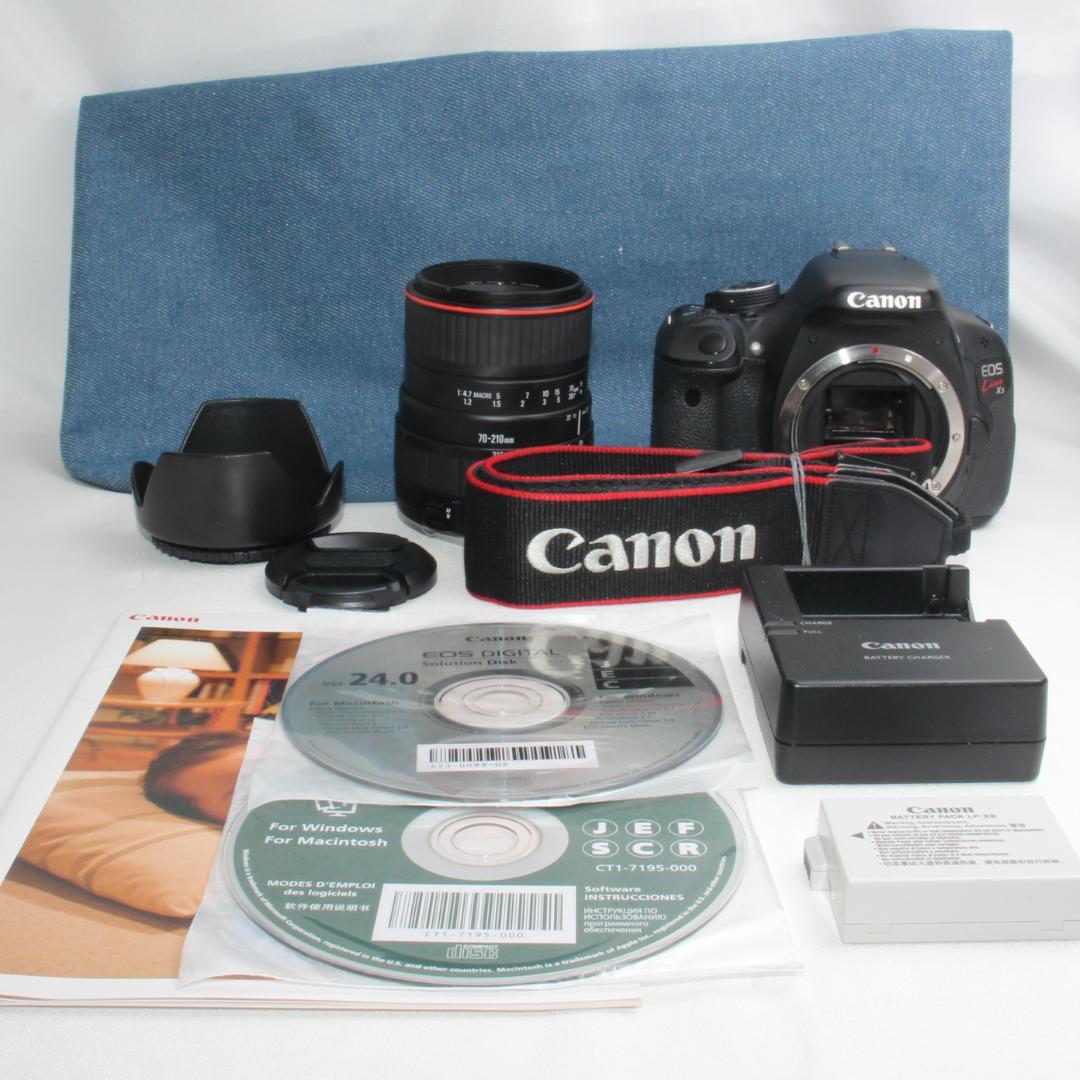 ❤️新品カメラバック付き❤️Canon EOS kiss X5 望遠レンズセット