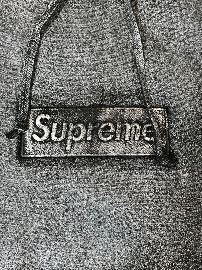 Supreme×MM6 Foil Box Logo Hooded